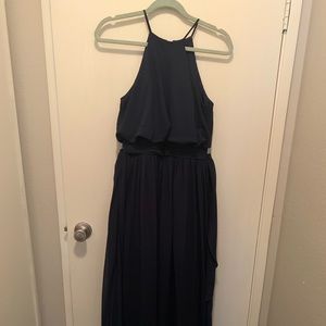 Navi Maxi Bridesmaids Dress